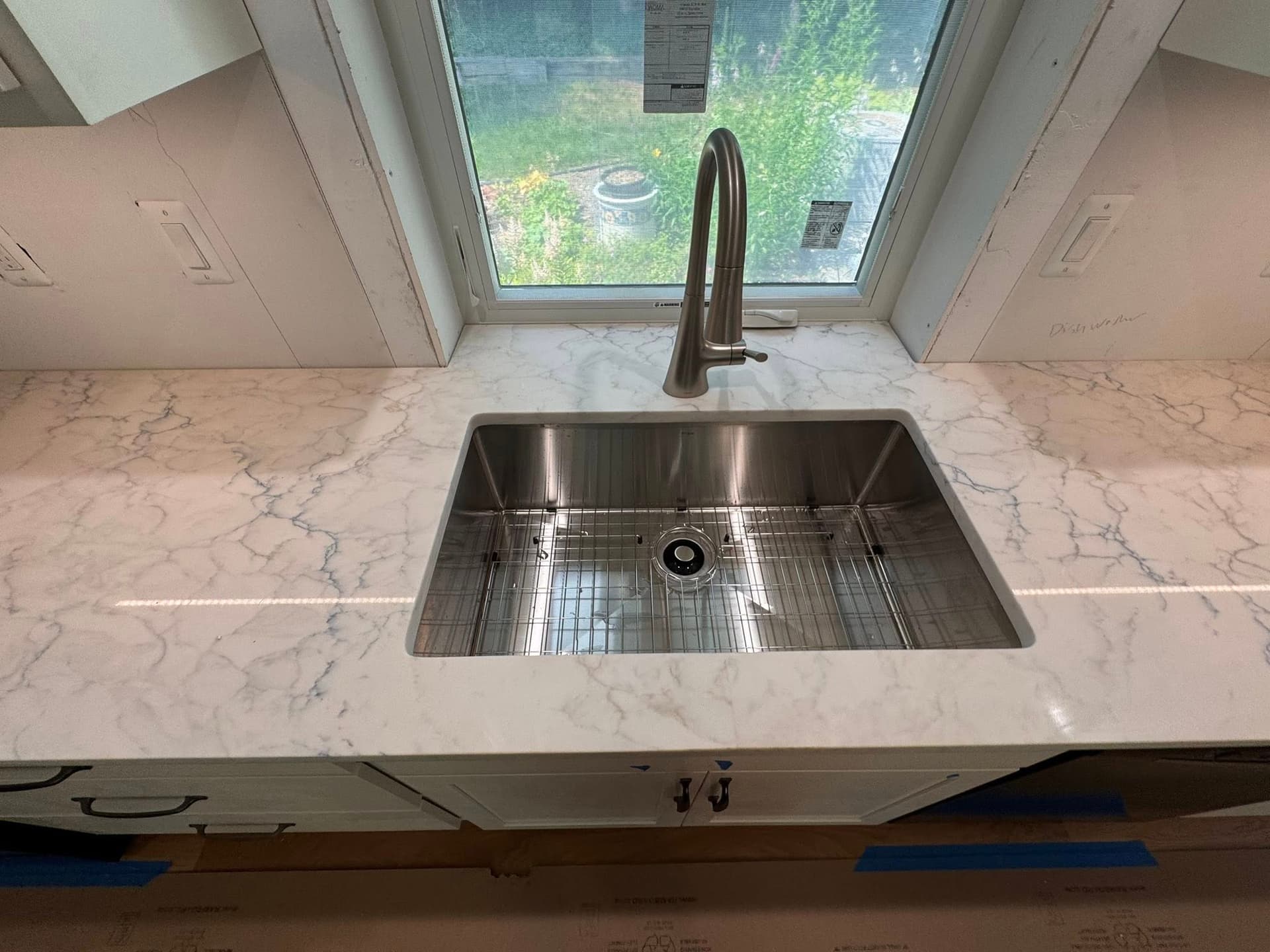 Marble Countertop & Sink Installation